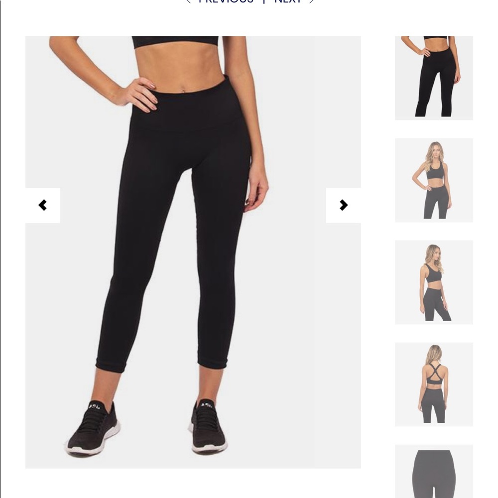 TLA LA Collective Morgan Stewart black leggings